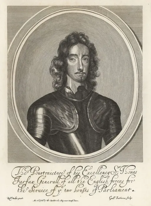 Framed Print : Sir Thomas Fairfax, Parliamentary General, 1612-1671 Framed Print : Sir Thomas Fairfax, Parliamentary General, 1612-1671
