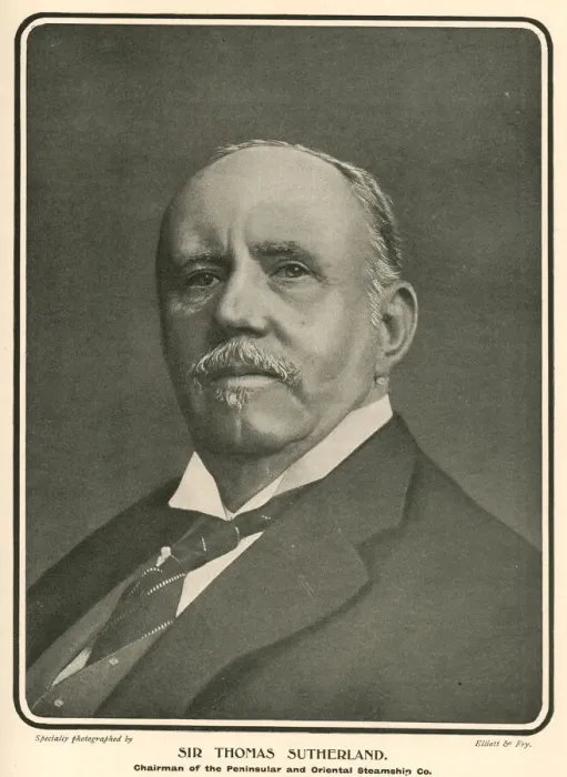 Framed Print : Sir Thomas Sutherland, P&O Chairman Framed Print : Sir Thomas Sutherland, P&O Chairman