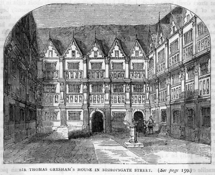 Framed Print : Sir Thos Gresham / Home Framed Print : Sir Thos Gresham / Home