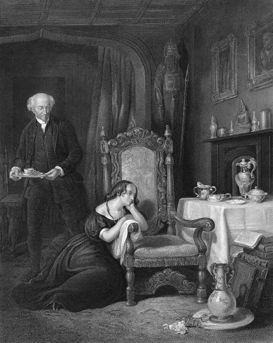 Framed Print : Sir Walter Scott - Abbotsford - Chair Framed Print : Sir Walter Scott - Abbotsford - Chair