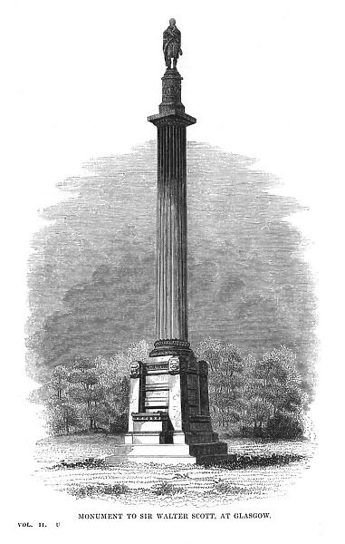 Sir Walter Scott - Glasgow - Monument