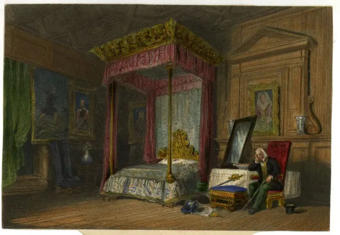 Framed Print : Sir Walter Scott at Holyrood, Edinburgh, Scotland Framed Print : Sir Walter Scott at Holyrood, Edinburgh, Scotland
