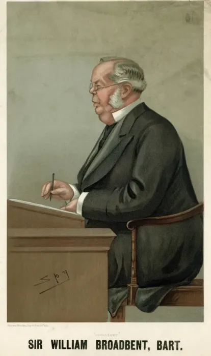 Framed Print : Sir William H. Broadbent, Vanity Fair, Spy Framed Print : Sir William H. Broadbent, Vanity Fair, Spy