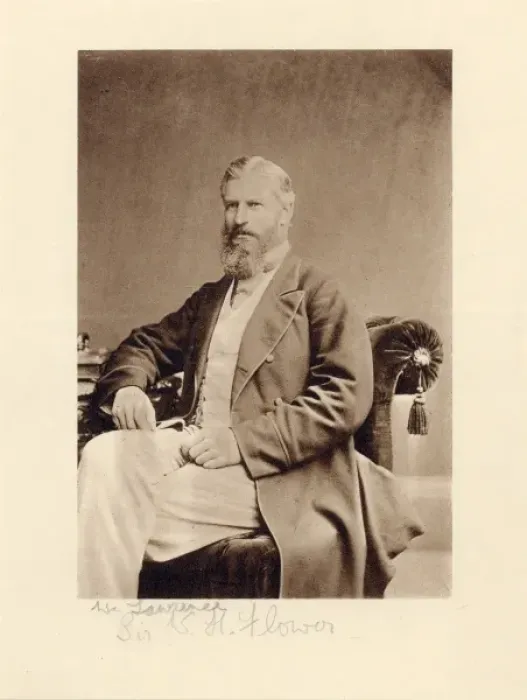 Framed Print : Sir William Henry Flower (1831-1899) Framed Print : Sir William Henry Flower (1831-1899)