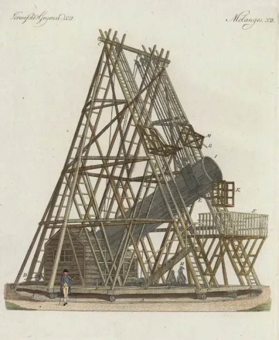 Framed Print : Sir William Herschels Great Forty Foot telescope Framed Print : Sir William Herschels Great Forty Foot telescope