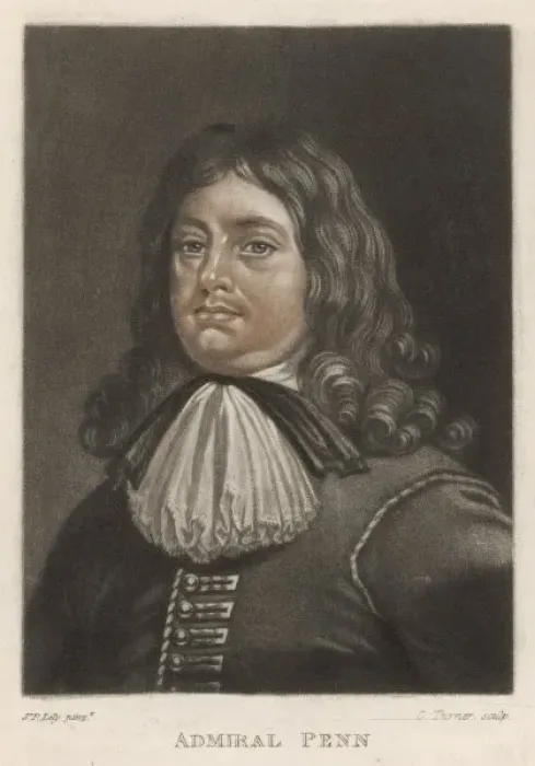 Framed Print : Sir William Penn / Lely Framed Print : Sir William Penn / Lely