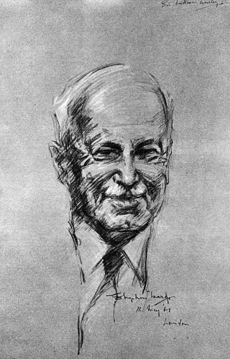 Framed Print : Sir William Worsley, as sketched by Stephen Ward, 1961 Framed Print : Sir William Worsley, as sketched by Stephen Ward, 1961