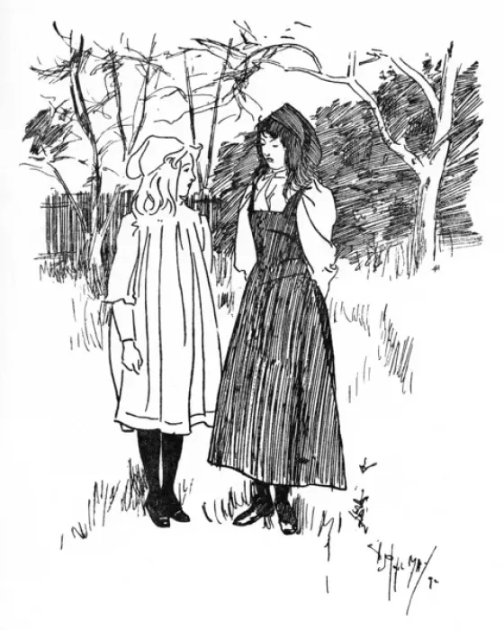 Framed Print : Sisters discussing their much-hated Stepmother Framed Print : Sisters discussing their much-hated Stepmother