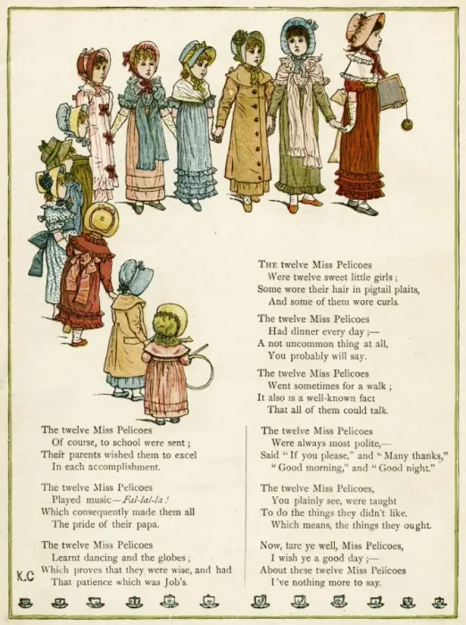 Framed Print : Twelve sisters standing hand in hand Framed Print : Twelve sisters standing hand in hand