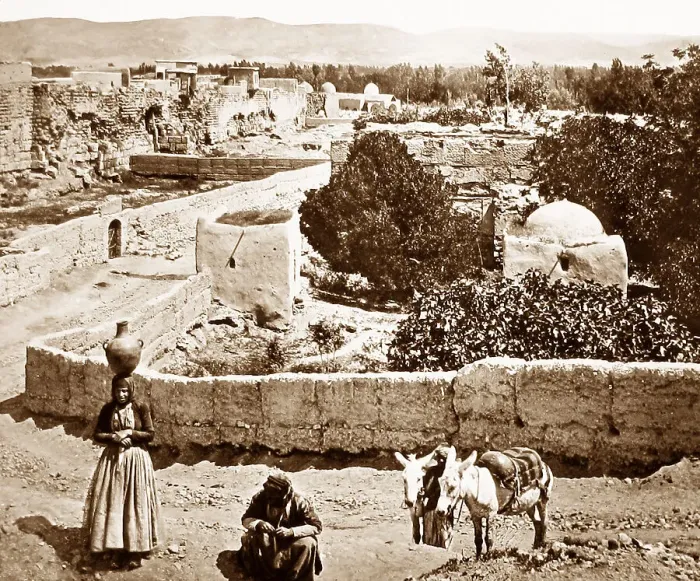Framed Print : Site of Naamans House, Damascus, Syria Framed Print : Site of Naamans House, Damascus, Syria
