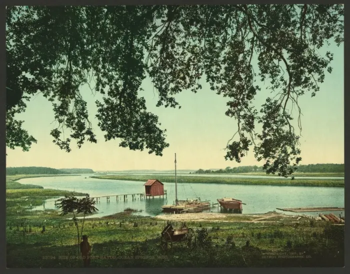 Framed Print : Site of Old Fort Bayou, Ocean Springs, Miss Framed Print : Site of Old Fort Bayou, Ocean Springs, Miss