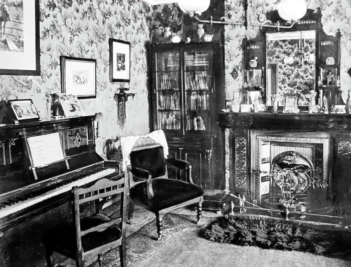 Framed Print : Sitting room in a Parlour, Port Sunlight Village Framed Print : Sitting room in a Parlour, Port Sunlight Village