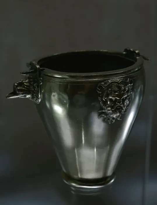 Framed Print : Situla. 4th-3rd centuries BC. Silver. From Greece Framed Print : Situla. 4th-3rd centuries BC. Silver. From Greece