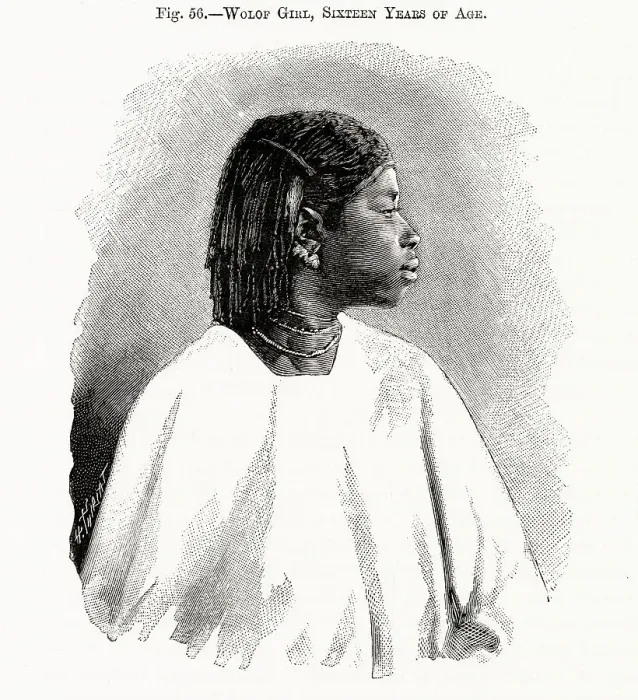 Framed Print : A sixteen year old girl of the Wolof peoples Framed Print : A sixteen year old girl of the Wolof peoples