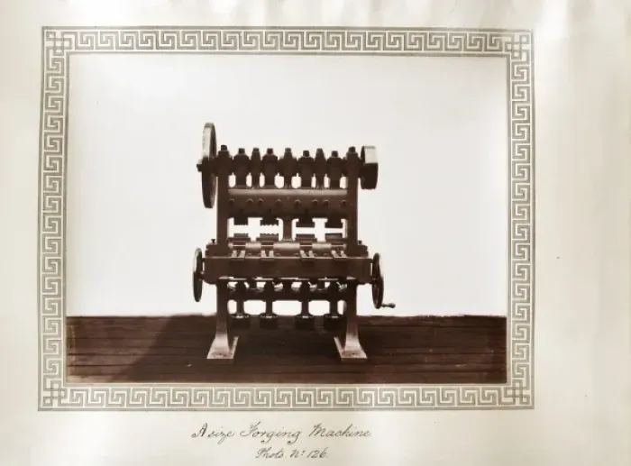 Framed Print : A size forging machine Framed Print : A size forging machine