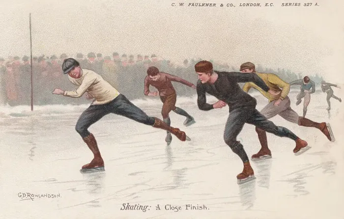 Framed Print : Skating on Ice Framed Print : Skating on Ice