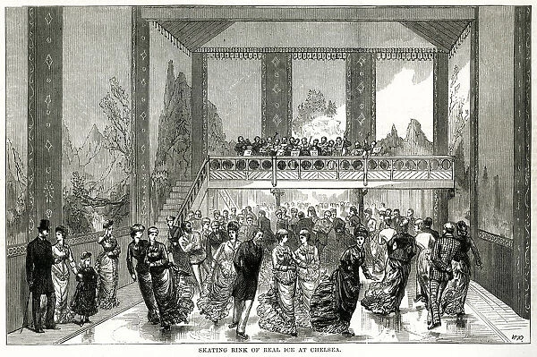 Skating rink, the Glaciarium at Chelsea 1876