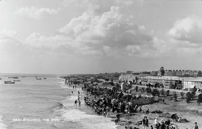Framed Print : Skegness Beach in 1930 Framed Print : Skegness Beach in 1930