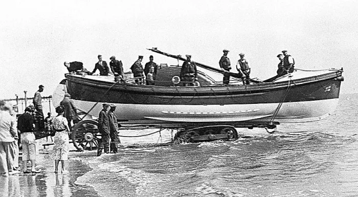 Framed Print : Skegness, Lifeboat, Anne Allen 1932 Framed Print : Skegness, Lifeboat, Anne Allen 1932