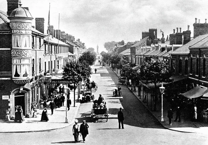 Framed Print : Skegness Lumley Road early 1900s Framed Print : Skegness Lumley Road early 1900s