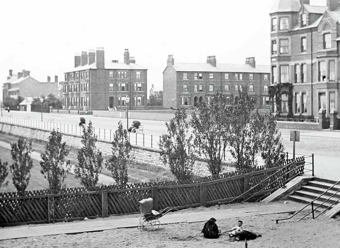 Framed Print : Skegness from the Pier entrance, Victorian period Framed Print : Skegness from the Pier entrance, Victorian period