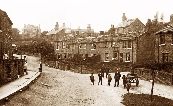Framed Print : Skelmanthorpe early 1900's Framed Print : Skelmanthorpe early 1900's