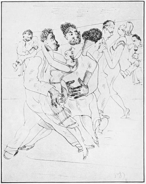 Framed Print : A sketch of the Bal Negre, Montparnasse, Paris, 1930 Framed Print : A sketch of the Bal Negre, Montparnasse, Paris, 1930