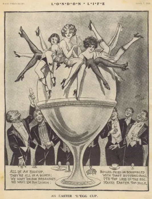 Framed Print : A sketch of beautiful girls in an Easter cup, 1928 Framed Print : A sketch of beautiful girls in an Easter cup, 1928
