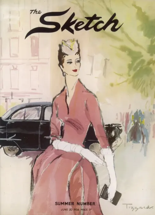 Framed Print : The Sketch front cover 1956 Framed Print : The Sketch front cover 1956