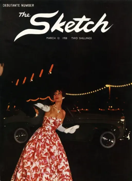 Framed Print : Sketch front cover - Debutante Number 1958 Framed Print : Sketch front cover - Debutante Number 1958