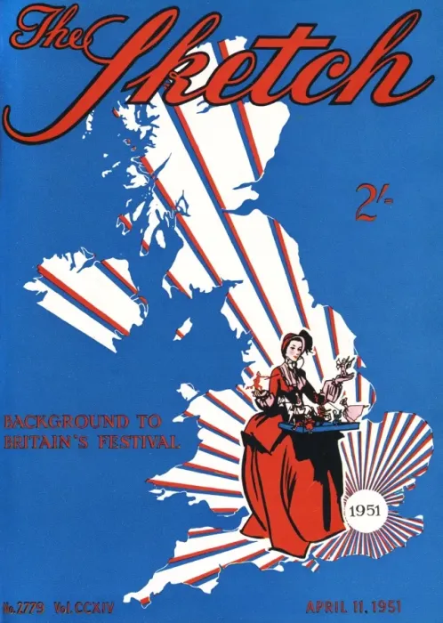 Framed Print : The Sketch front cover - Festival of Britain Framed Print : The Sketch front cover - Festival of Britain