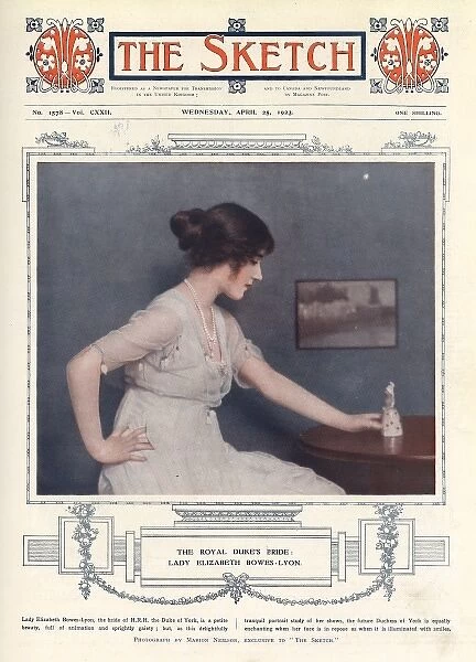 The Sketch front cover - Lady Elizabeth Bowes-Lyon