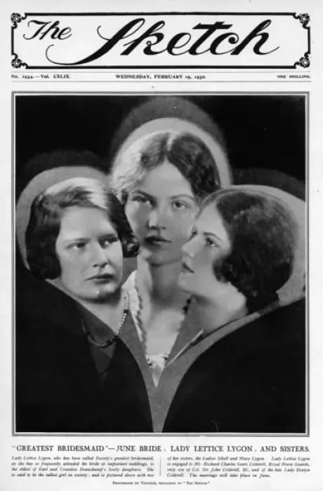 Framed Print : Sketch cover - the Lygon sisters Framed Print : Sketch cover - the Lygon sisters
