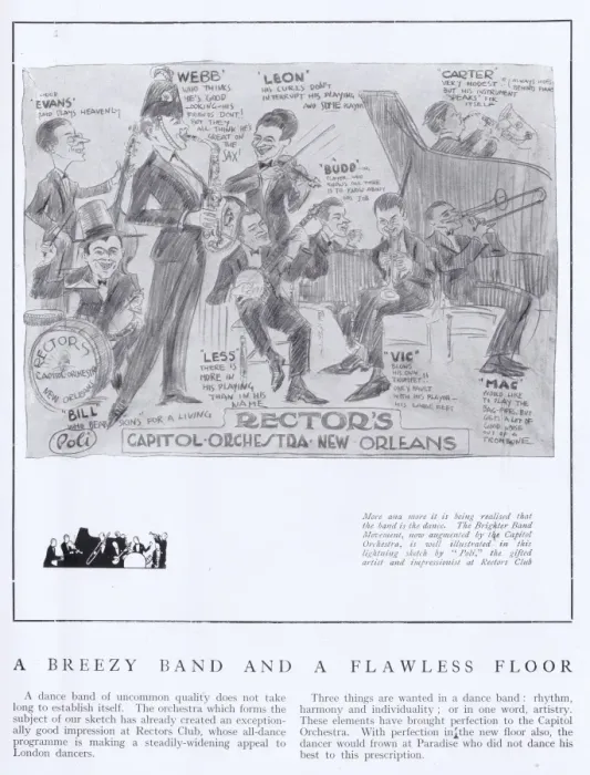 Framed Print : A sketch of the dance band The Capitol Orchestra Framed Print : A sketch of the dance band The Capitol Orchestra