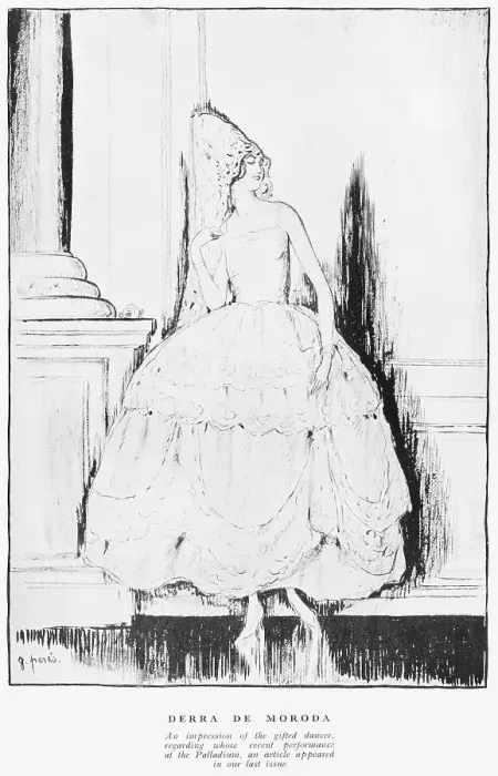 Framed Print : A sketch of the dancer Derra De Moroda by G. Peres Framed Print : A sketch of the dancer Derra De Moroda by G. Peres
