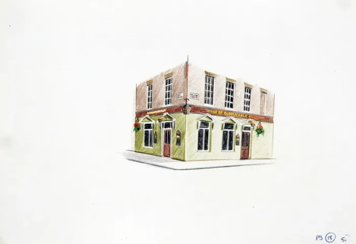 Framed Print : Sketch of Duke Of Albermarle PH, Piccadilly, London Framed Print : Sketch of Duke Of Albermarle PH, Piccadilly, London