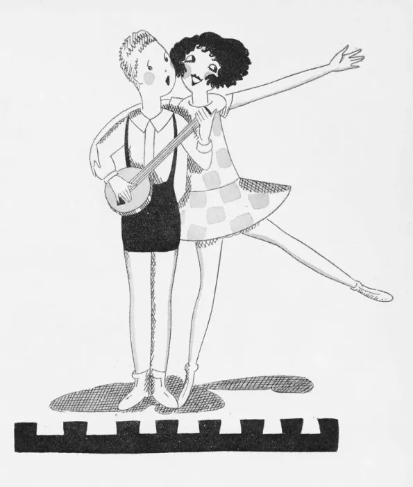 Framed Print : Sketch by Fish of the two Houston sisters - Billy