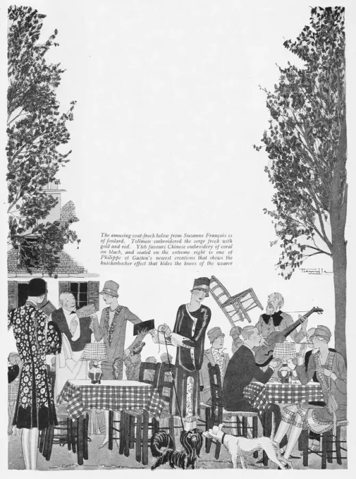 Framed Print : A sketch by Hemjie of Paris in August, 1926 Framed Print : A sketch by Hemjie of Paris in August, 1926