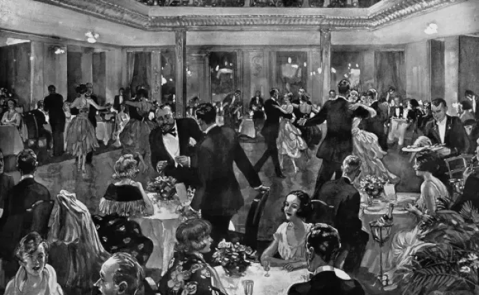 Framed Print : A sketch of the interior of the Trocadero restaurant - ballr Framed Print : A sketch of the interior of the Trocadero restaurant - ballr