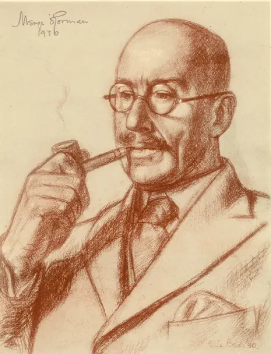 Framed Print : Sketch of Mervyn Joseph Pius OGorman (1871-1958) Framed Print : Sketch of Mervyn Joseph Pius OGorman (1871-1958)