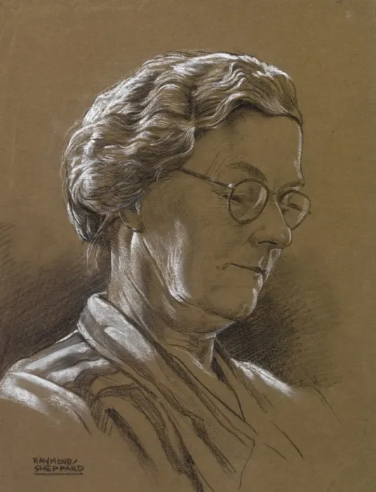 Framed Print : Sketch of a middle-aged woman Framed Print : Sketch of a middle-aged woman
