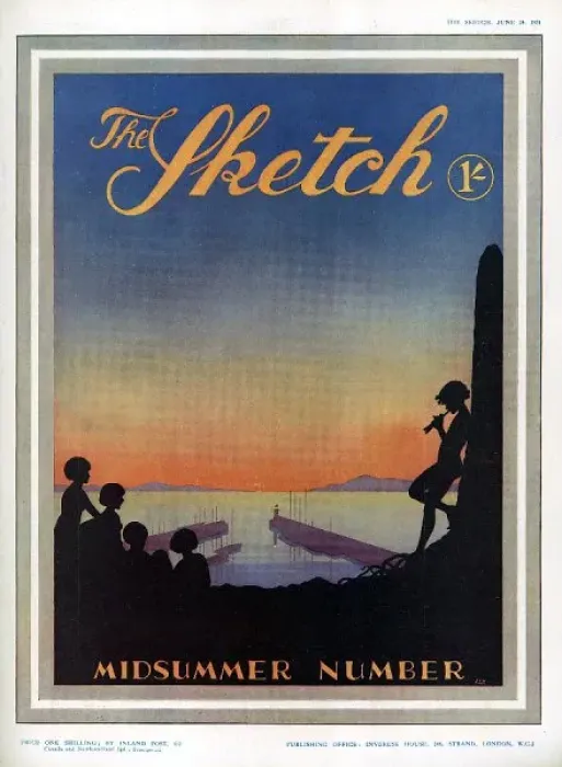Framed Print : The Sketch Midsummer Number Framed Print : The Sketch Midsummer Number