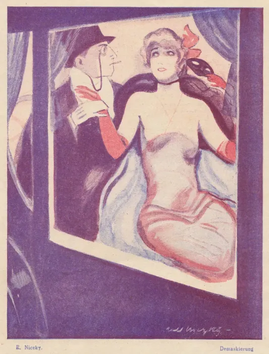 Framed Print : A sketch representing the unmasking of a woman at a carnival Framed Print : A sketch representing the unmasking of a woman at a carnival