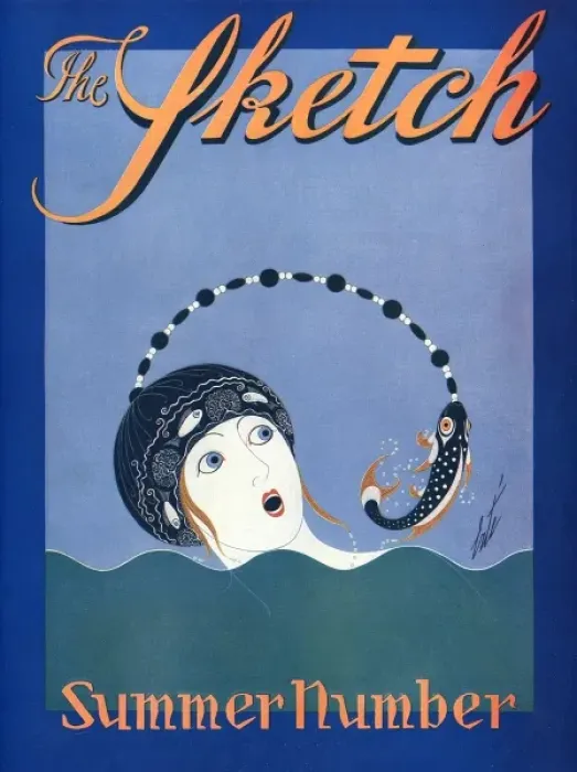 Framed Print : The Sketch Summer Number front cover 1934 Framed Print : The Sketch Summer Number front cover 1934