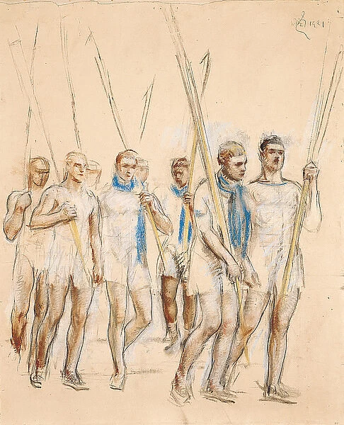 Sketch for The Winning Eight