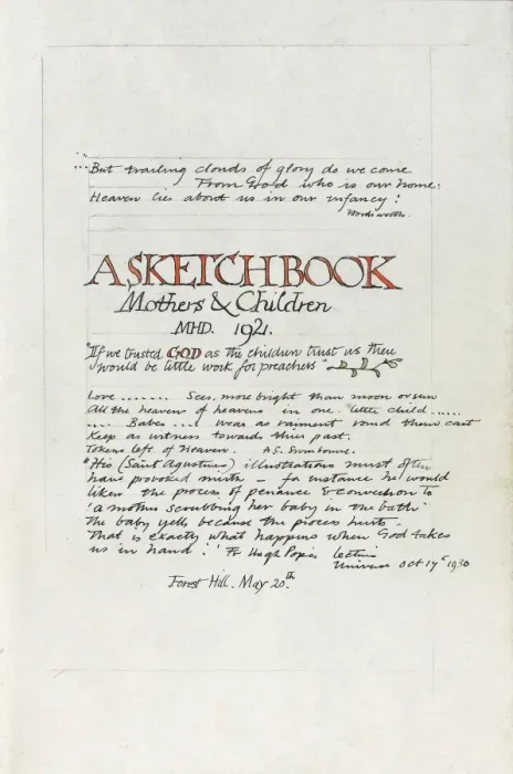 Framed Print : A Sketchbook - Mothers and Children Framed Print : A Sketchbook - Mothers and Children
