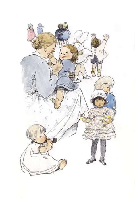 Framed Print : A Sketchbook - Mothers and Children Framed Print : A Sketchbook - Mothers and Children