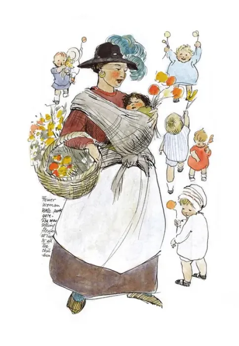Framed Print : A Sketchbook - Mothers and Children Framed Print : A Sketchbook - Mothers and Children