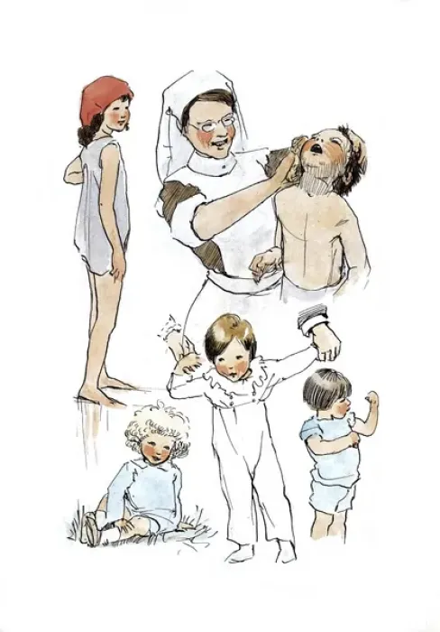 Framed Print : A Sketchbook - Mothers and Children Framed Print : A Sketchbook - Mothers and Children