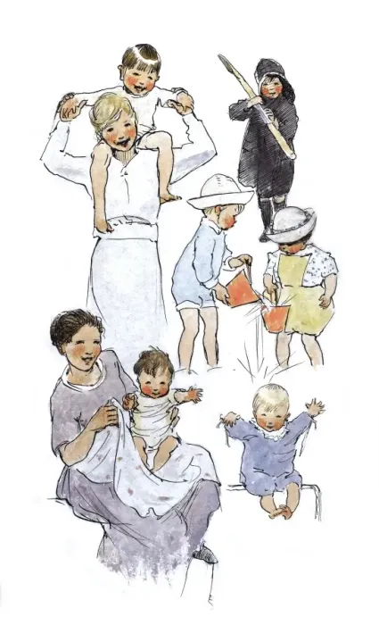 Framed Print : A Sketchbook - Mothers and Children Framed Print : A Sketchbook - Mothers and Children